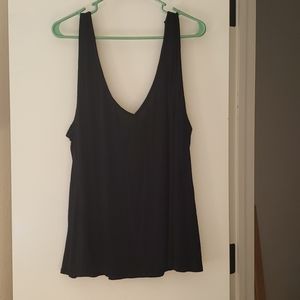 Boohoo Double V Black Sz. 20 Tank
